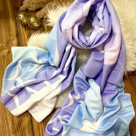 تصویر شال نخی طرحدار 