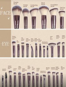 تصویر ست براش ۳۰عددی مانجی 