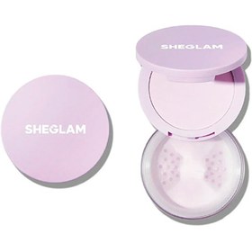 تصویر پودر فیکس دو طبقه بنفش شیگلم وزن ۲.۷ گرم 