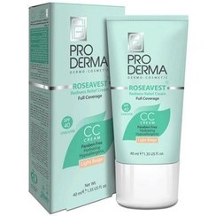 تصویر کرم پوشاننده و مرطوب کننده رنگی ( بژ طبیعی )صورت پرودرما مناسب پوست معمولی و حساس 40 میلی لیتر Proderma Redness Relief And Full Coverage Cream 40 ml ارایش و بهداشتی