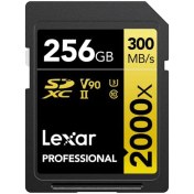 تصویر کارت حافظه لکسار ۱۲۸ گیگابایت مدل Professional 2000X UHS-II SDXC 