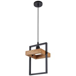 تصویر تک آویز چوب فلز ۱ شعله مدل BAM1031 Single pendant light,wood and metal,BAM1031