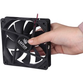 تصویر فن کیس لوتوس Lotus 9 12*12 Lotus 9 12*12 Case Fan