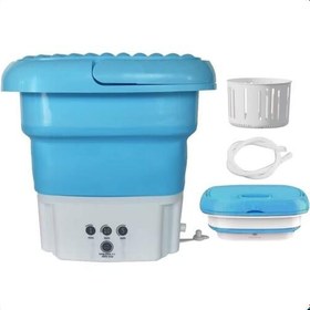 تصویر مینی واش قابل حمل (تاشو) Portable Washing Machine - لباسشویی کوچک - کهنه شور 