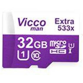 تصویر کارت حافظه microSDHC ویکومن مدل 533X کلاس 10 استاندارد UHS-I U1 سرعت 80MBps ظرفیت 32 گیگابایت 