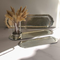 تصویر رانر سلطنتی تمام سفید 