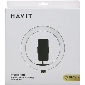 تصویر رينگ لايت برندHAVIT مدل ST_7012 PRO HAVIT ring light model ST_7012 PRO