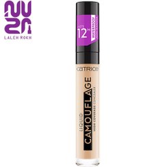 تصویر کانسیلر 12ساعته فول کاور کاتریس 5میل|Catrice liquid camouflage high coverage concealer 5ml 
