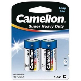 تصویر باتری C کملیون مدل Super Heavy Duty بسته 2 عددی Camelion Super HeavyDuty C Battery - Pack of 2