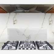 تصویر شیشه نسوز سکوریت محافظ بین کابینتی ابعاد ۳۰ در ۹۰ ضخامت ۵ میل 