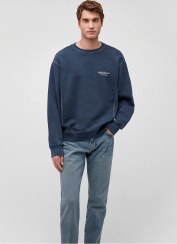 تصویر سویشرت مردانه ماوی اورجینالmavi Navy Blue Sweatshirt 