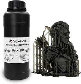 تصویر رزین رنگ مشکی 500 گرمی VOXELAB 3D Printer Resin - ارسال 20 روز کاری 