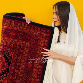 تصویر فرش گبه لاکی 700 شانه طرح گلاب کد DC2071 دیار فرش 