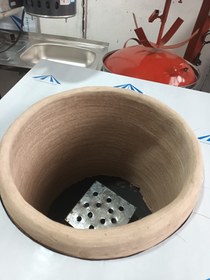 تصویر تنور گلی ۸۰در۸۰ 