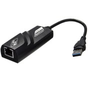 تصویر تبدیل USB 3.0 به LAN ا USB 3.0 to gigabit ethernet adapter USB 3.0 to gigabit ethernet adapter