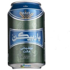 تصویر ماءالشعیر قوطی ساده 330 میل باربیکن 