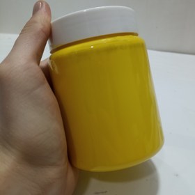 تصویر رنگ اکریلیک زرد 600 گرمی 