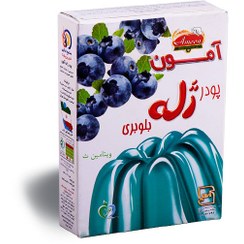 تصویر پودر ژله بلوبری آمون 100 گرمی 