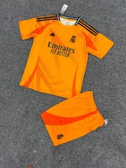 تصویر لباس دوم رئال مادرید 2024 طرح هواداری کیفیت A+ تایلندی Real Madrid 2024 second shirt, fan design, Thai A+ quality