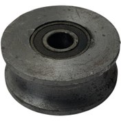 تصویر قرقره پایین در چدنی سایز 4×15 charkhesh arya 09122813154