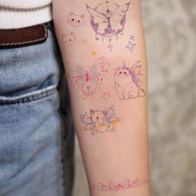 تصویر پک تتو موقت فانتزی 