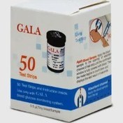 تصویر نوار تست قند خون گالا بسته 50 عددی 