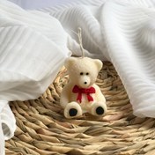 تصویر شمع مدل گیفت تدی 