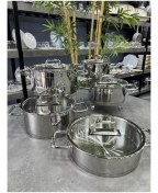 تصویر سرویس قابلمه استیل savour ترکیه Arow