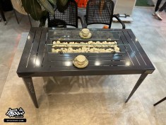 تصویر میز آتشدان شیک و مدرن گازی مدل مارینا برند شعله کار 