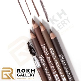 تصویر مداد ابروی فالت لِس پیپا کُد ۱۱۱ تا ۱۱۶ - PIPPA FAULTLESS SIGNATURE BROW PENCIL 