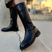 تصویر چکمه زنانه ساق سنگی 