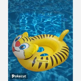 تصویر تیوپ بادی اردک شنا 