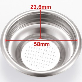 تصویر بسکت غیر تحت فشار سینگل سایز 58 میلی متر 