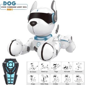 تصویر ربات اسباب بازی سگ کنترلی مدل Remote Control Robot LEIDY DOG Toy A001_اسباب بازی 