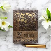 تصویر دفترچه لوکس سلطنتی چوبی مدل 02 