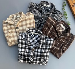 تصویر پیراهن شکت پشمی 