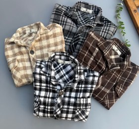 تصویر پیراهن شکت پشمی 