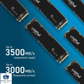 تصویر اس اس دی کروشیال ظرفیت 1 ترابایت SSD M.2 1Tb P3 Crucial SSD حافظه کروشیال مدل M.2 P3 ظرفیت 1TB