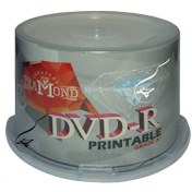 تصویر دی وی دی خام پرینتیبل (قابل چاپ) برند دیاموند کارتن 600 عددی 