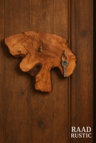 تصویر جاکلیدی دیواری رستیک چوبی 