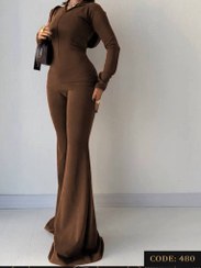 تصویر اورال کلاهدار زیپدار فری سایز ۳۶ تا ۴۴ رنگ مشکی و قهوه ای 