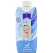 تصویر آب استریلیزه نوزادان و کودکان ماجان 330 میلی لیتر baby drinking water strilized 330 ml