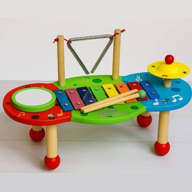 تصویر بلز و درام چوبی 