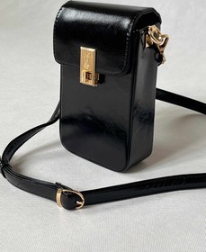 تصویر کیف صندوقی مشکی Ysl bag