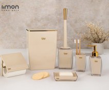 تصویر ست سرویس بهداشتی 6 پارچه لیمون مدل کلاسیک 