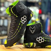 تصویر کفش کشتی رودیس رنگ سیاه با طراحی مدرن 