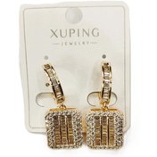 تصویر گوشواره ژوپینگ Xuping فول نگین کد 1 