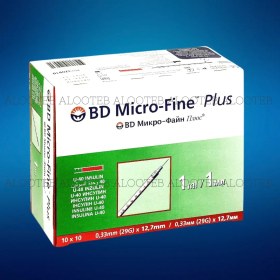 تصویر سرنگ انسولین بی دی (BD) 