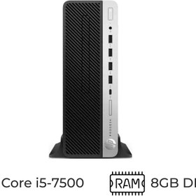 تصویر مینی کیس استوک اچ پی HP 800 G3 با کانفیگ i5-8-240 HP EliteDesk 800 G3-SFF (i5 gen7)-8GB-240GB(SSD)