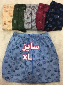 تصویر شورت مردانه پادار چاپی XL جین ۱۲تایی 